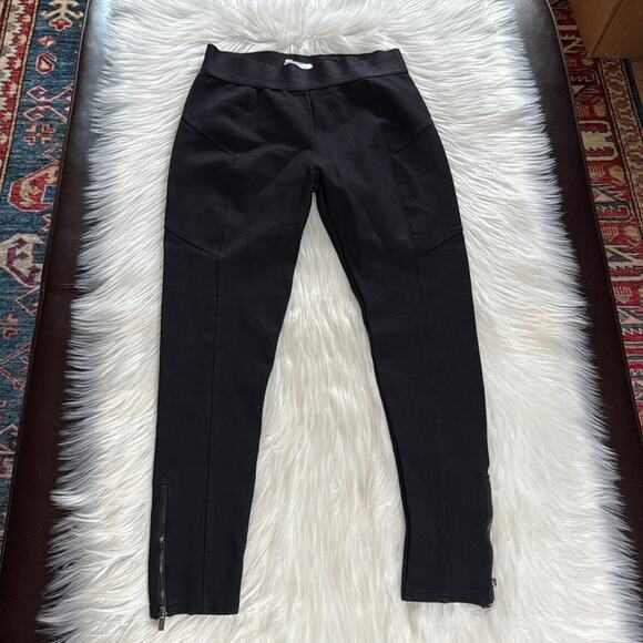 Abercrombie Black Ankle Zip Leggings - Picture 1 of 5